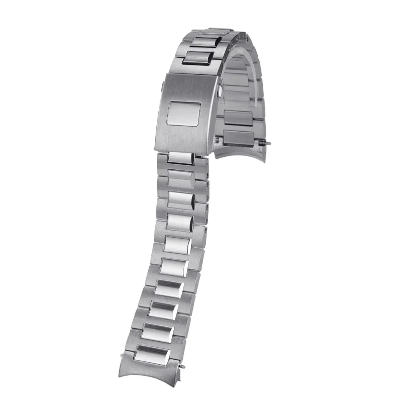 Твердый изогнутый ремешок из нержавеющей стали 316L для IWC Portugal Chronograph Series IW37617, металлический ремешок для часов, браслет 20 мм (art.: 3920cbb74eb59) - 3920cbb74eb59