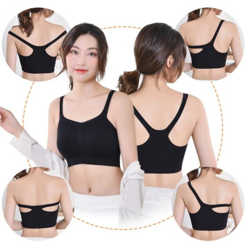 

Сексуальное разнообразное бесшовное нижнее белье для груди, Мягкий Топ-труба для девушек, регулируемое положение лямки