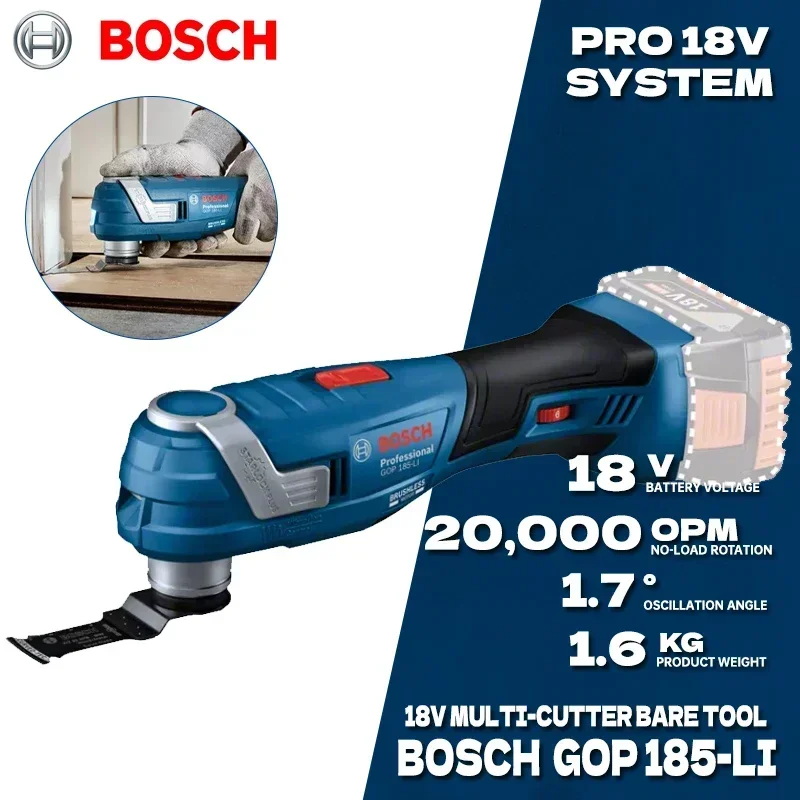 

Bosch GOP 185-Li аккумуляторный осциллирующий инструмент