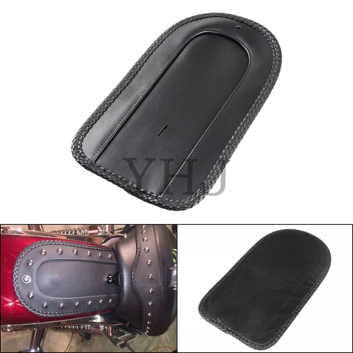 Нагрудник на заднее крыло из искусственной кожи для мотоцикла Harley Fatboy FLSTF EFI FLSTFI