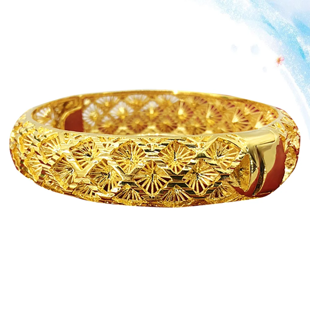 

Flat Miss Sterling Silver Cuff Bracelets Women Gold Plated Bangles Simple Wrist