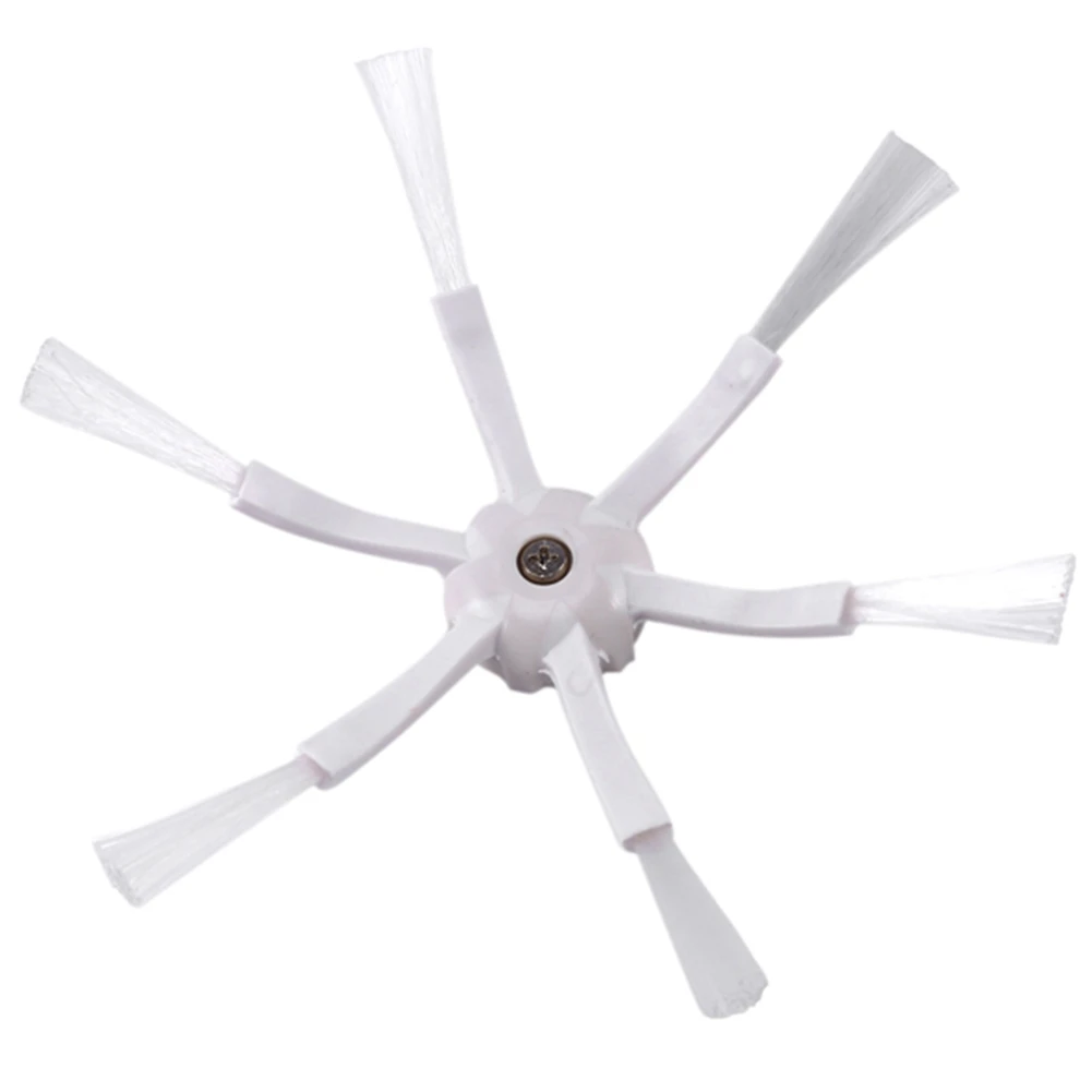 Белая боковая щетка на 6 рычагов для Xiaomi 1S MI Robot Vacuum 2 Roborock S50 S51 S5 запчасти пылесоса