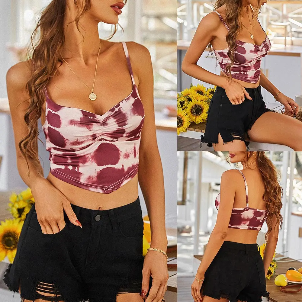 

Camisole Tank Tops Camisole Fashion Casual Tube Top Female Cropped Vest Sleeveless Casual Streetwear Camis Seamless