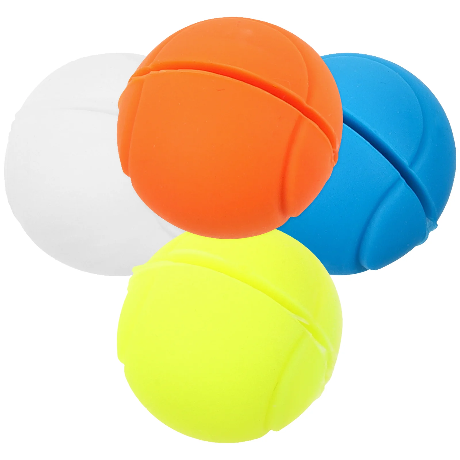 

4 Pcs Tennis Racket Shock Absorber Vibration Dampener Bulk Racquet Damper Balls Plastic