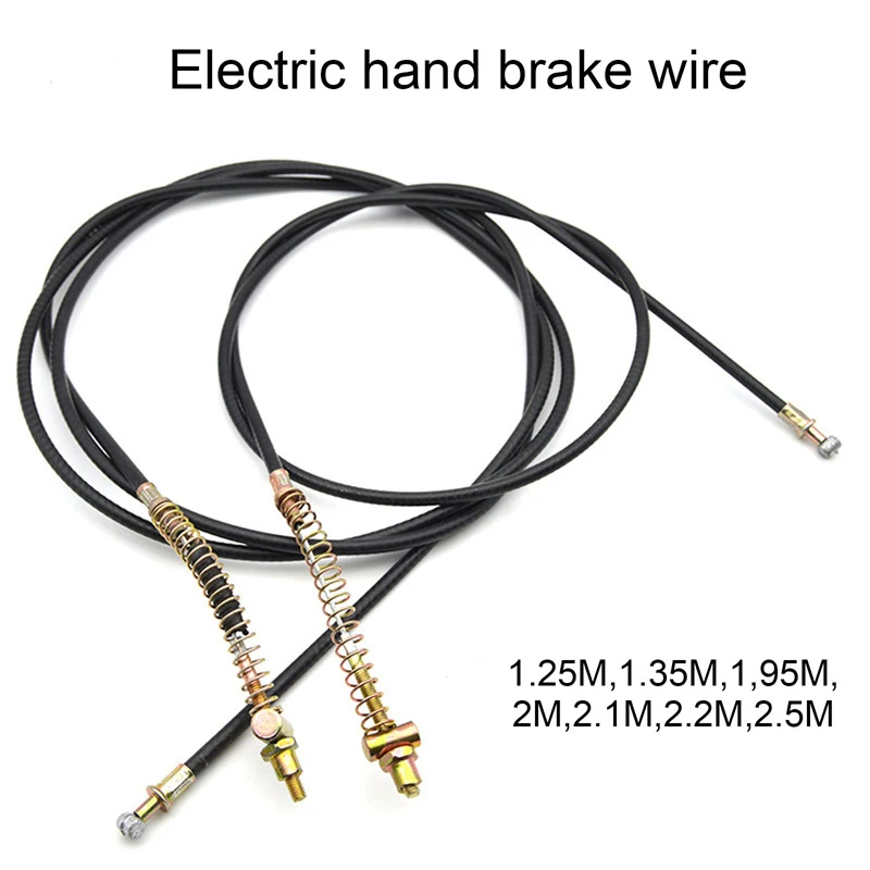 

1.25-2.5M Electric Vehicle Scooter Rear Drum Brake Line Front and Rear Drum Brake Line Thickening Rear Wire Pull Wire Hot