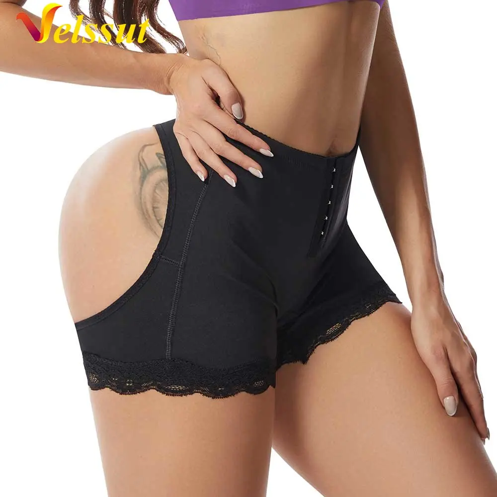 

Velssut Butt Lifter Shorts for Women Hip Enhancer Panties Push Up Underwear Ladyies Tummy Control Body Shaper Seamless Shapewear