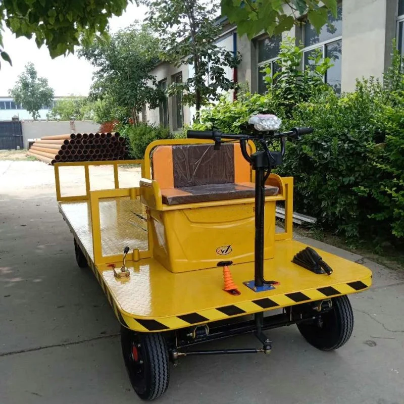 

Mobile Warehouse Carrying Handing Electric Hand Trolley Electric trolley with Guardrail