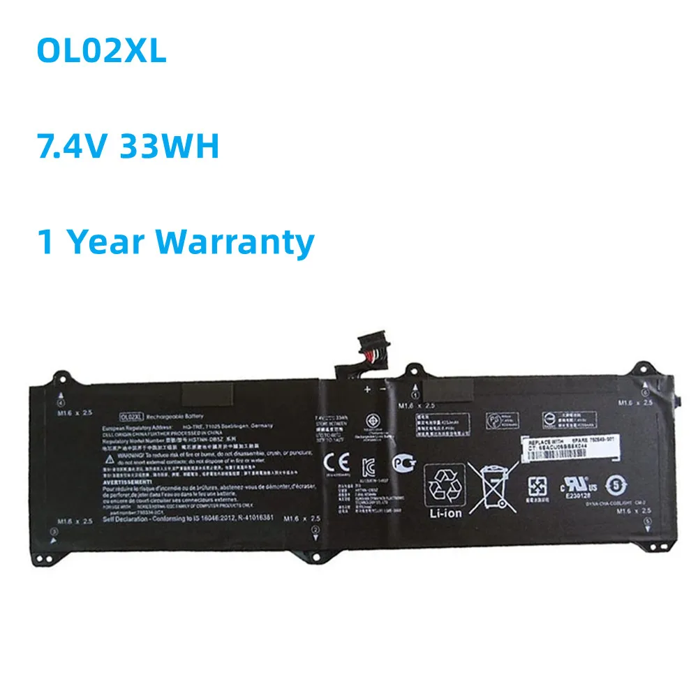 Новый аккумулятор OL02XL для ноутбука
