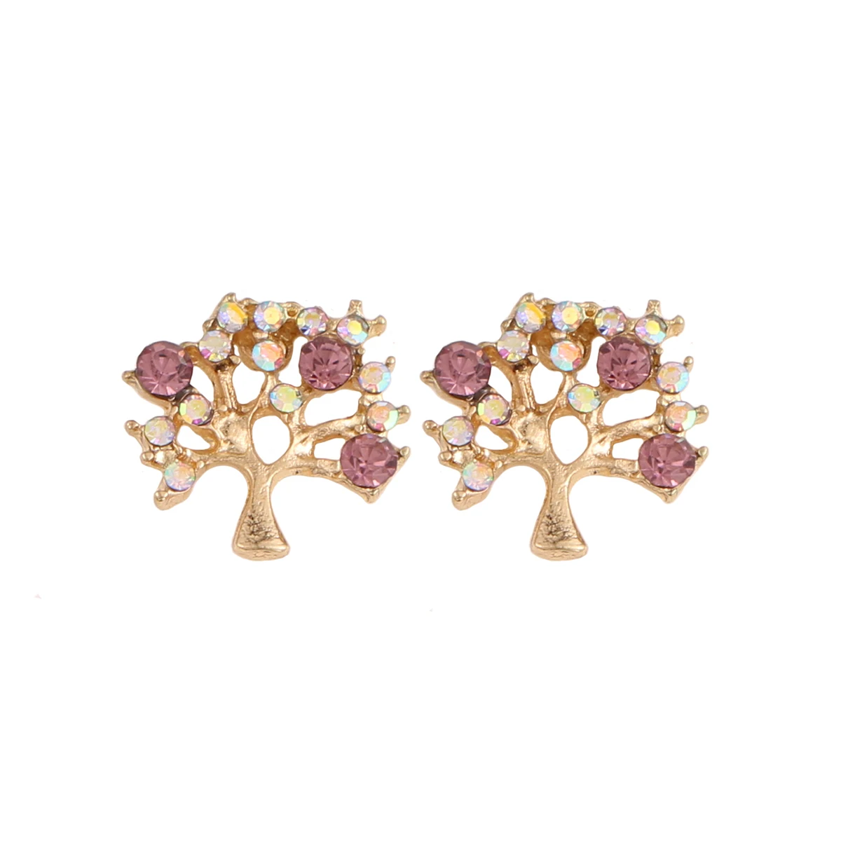 

CARTER LISA Women's Tree of Life Women Drop Earrings Crystal Dangle Stud Earring Fashion Ear Jewelry