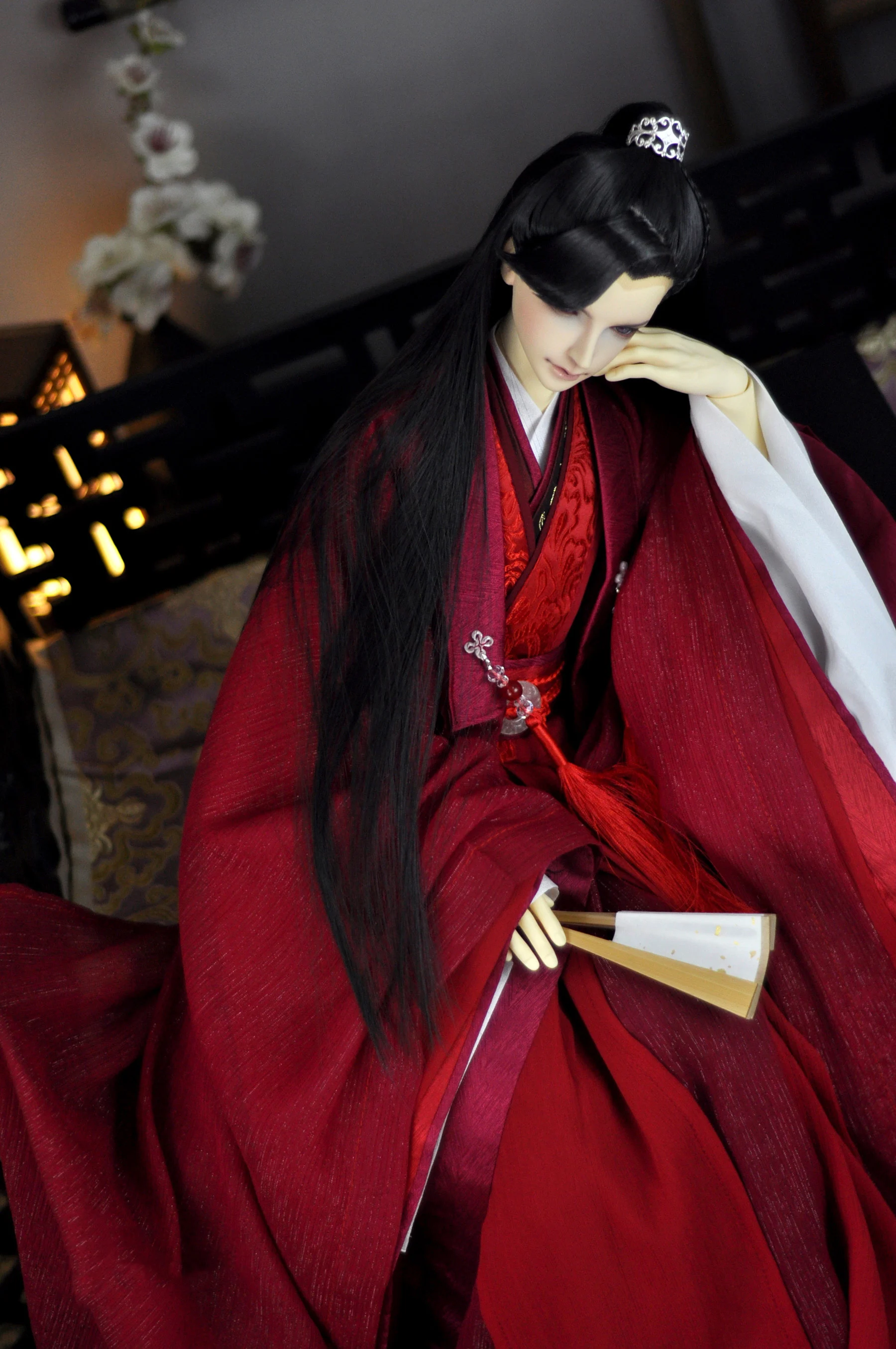 1/3 BJD Hanfu древний костюм халат воина наряд для SD13 POPO68 Longhun73 ID75 Strong Uncle кукла одежда