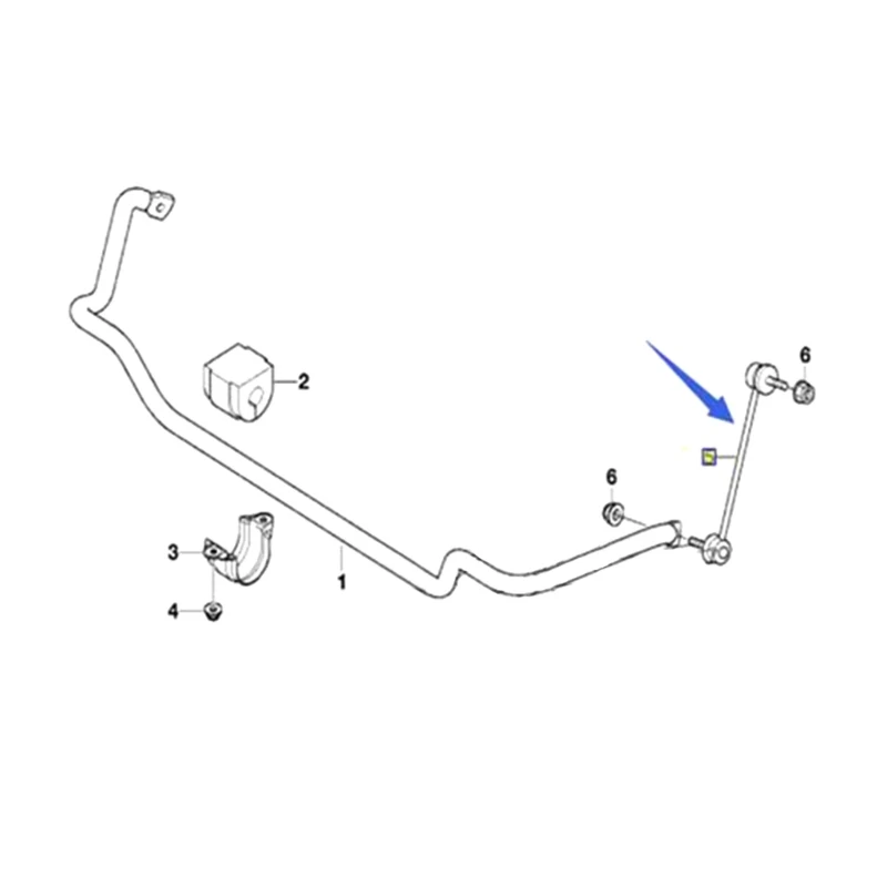 1 пара 31351095694 31356780847 передних осей конец стабилизатора поперечной устойчивости