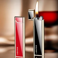 metal grinding wheel open flame inflatable lighters cigarette accessories creative lighters mens gifts cool gadgets