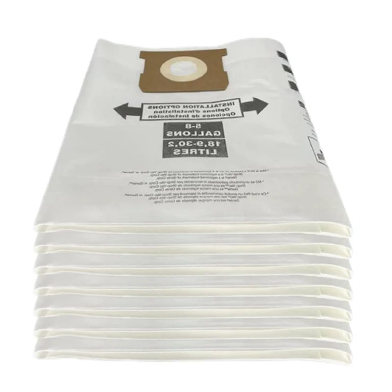 7 шт. универсальный мешок для сухого пылесоса 5–8 галлонов пылесосы магазина