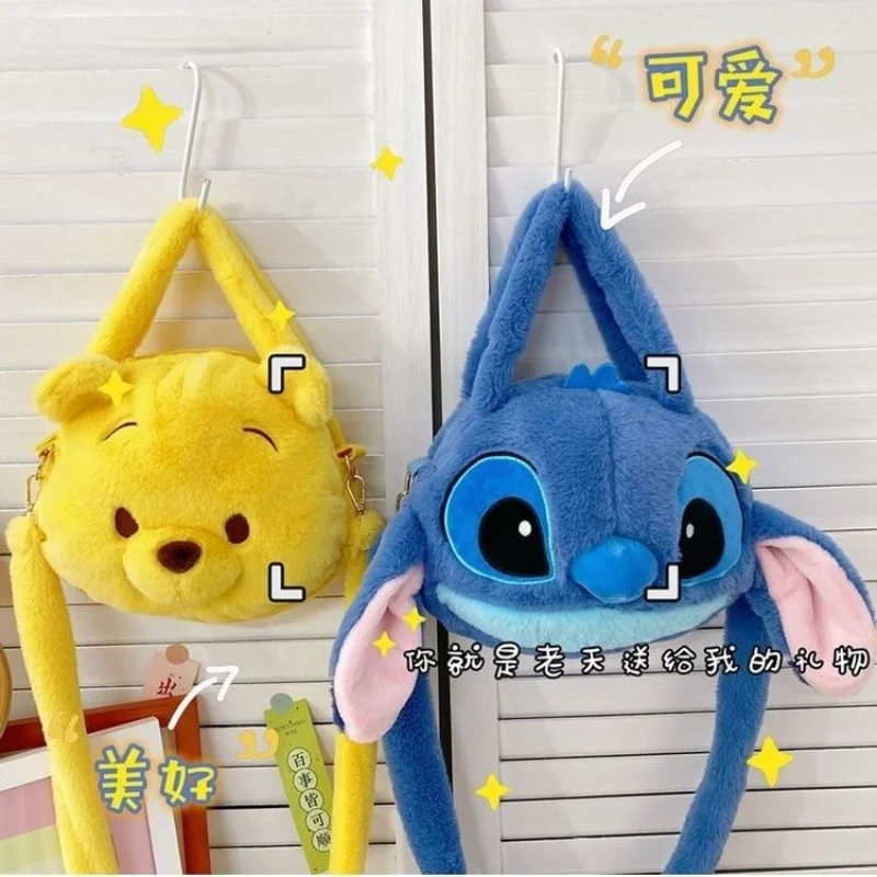 Disney Shoulder Bag Crossbody Bag for Kids Girl and Boy Cartoon Plush Birthday Gift