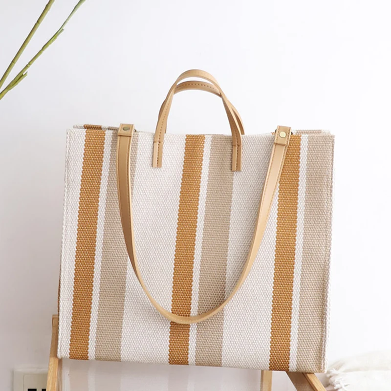 

Female Canvas Oversize Tote Bag Teenager 2021 Fashion Korean Style Handbag Women Bags Handbags School Shoulder Bag for Teen