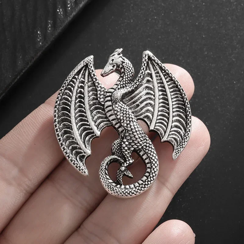 Брошь в стиле ретро панк птеродактил Мужская булавка для одежды хип-хоп