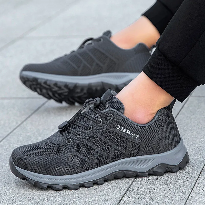 Autumn Women Sneakers Fashion Elastic Band Unisex Shoes Men Casual Sport Shoes Light Breathable Shoes Women Platform Sneakers