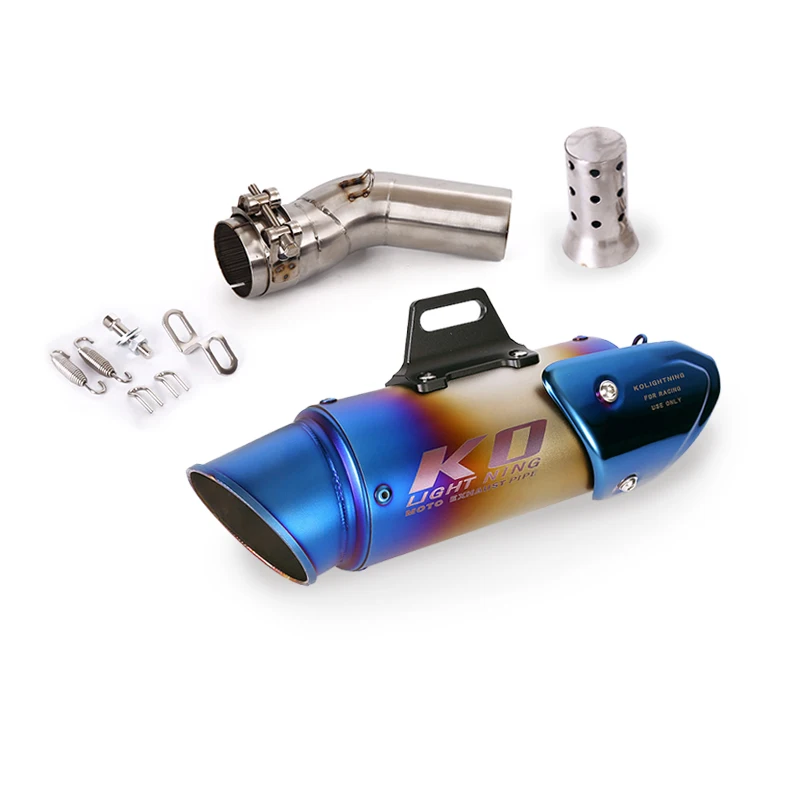 Выхлопная система без шнуровки средний канал выхлопная труба 51 мм глушитель из