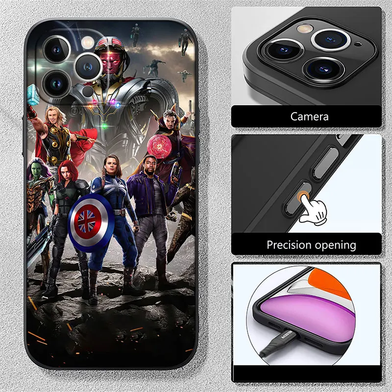 Marvel What If новый чехол для мобильных телефонов iPhone 16 15 14 13 12 Pro Max Plus Mini