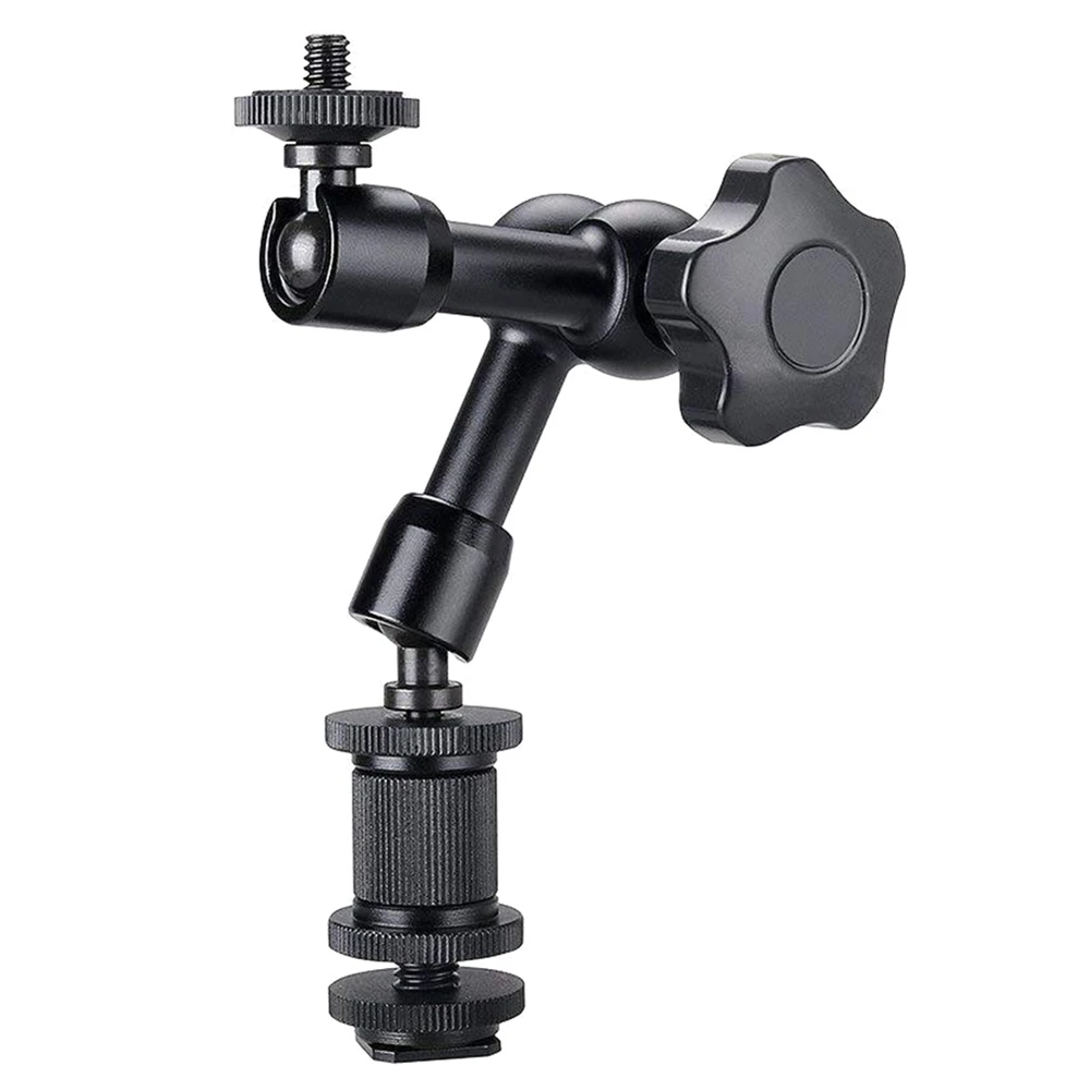 

7inch Magic Arm, with Hot Shoe Mount 1/4inch Tripod Screw for DSLR Camera Rig/LCD/DV Monitor/LED Lights