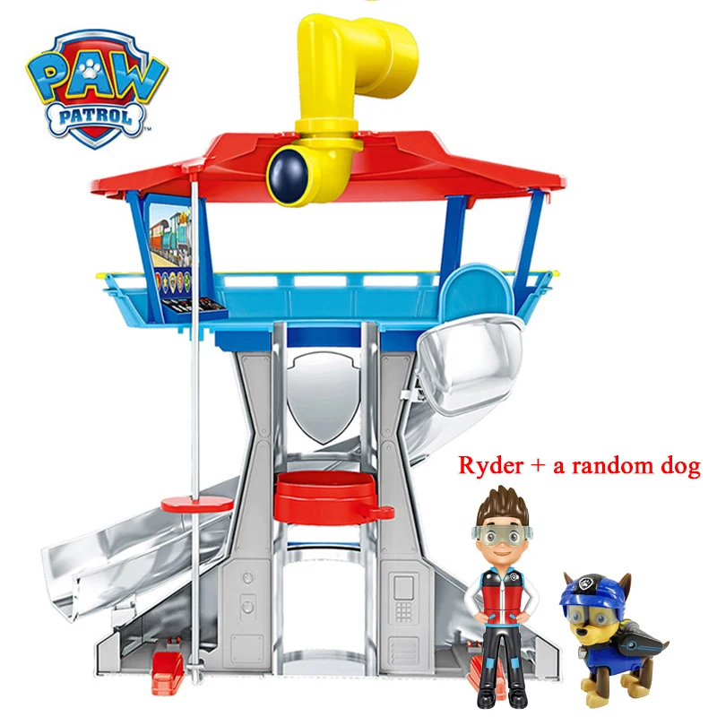 

Pawed Patrolling Toys Dog Puppy Set Toy Car Lookout Playset Toys Psi Patrol Action Figure Model Chase Children Gifts