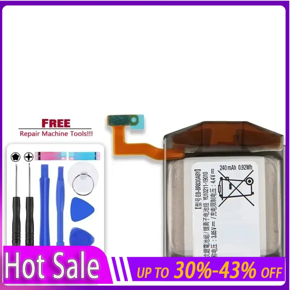 Сменный аккумулятор EB-BR830ABY для Samsung Galaxy Watch Active2 40 мм SM-R835 SM-R830 Watch3 41 SM-R850 R855 247 мАч