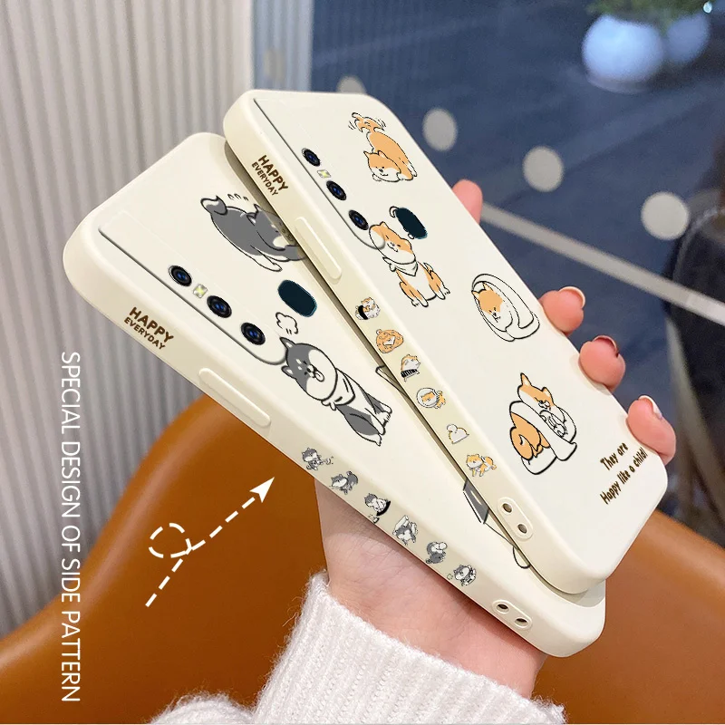 

Many dogs playing Phone Case For VIVO Y20i Y20 Y20S Y12S Y30 Y33S Y12 Y15 Y17 Y19 Y21 Y21S S1 Pro Y91 Y91i Y93 Y95 Cover