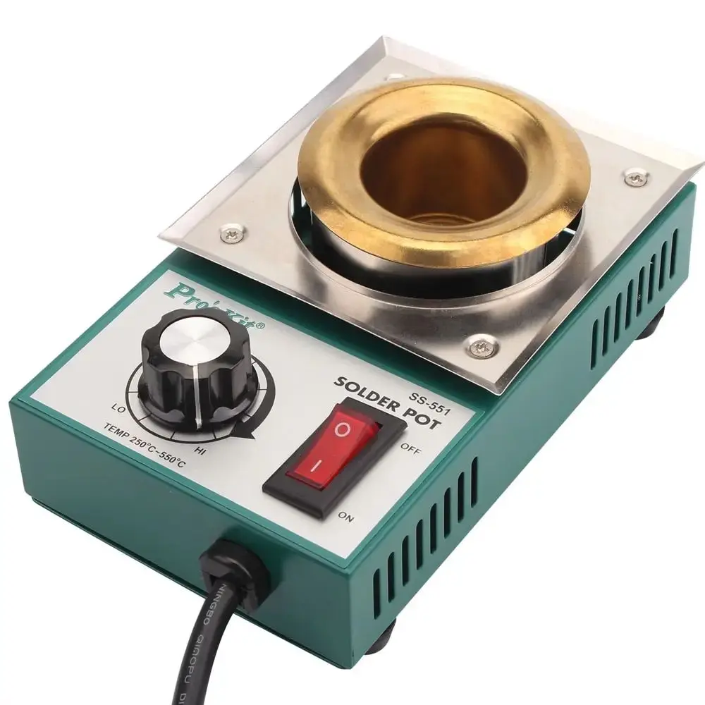 Pro'skit Мощная паяльная кастрюля серии SS-551H электрическая плавильная банка