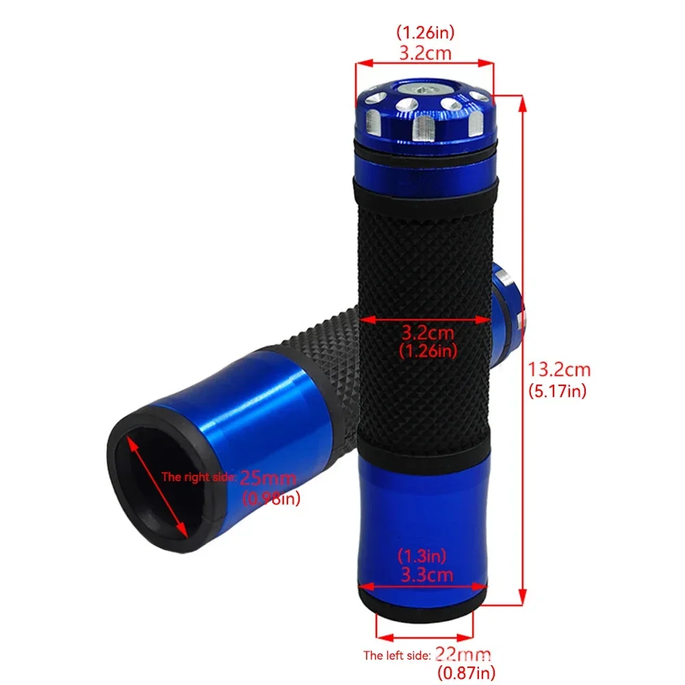 Универсальные 1 пара противоскользящих ручек для мотоцикла ручки руля