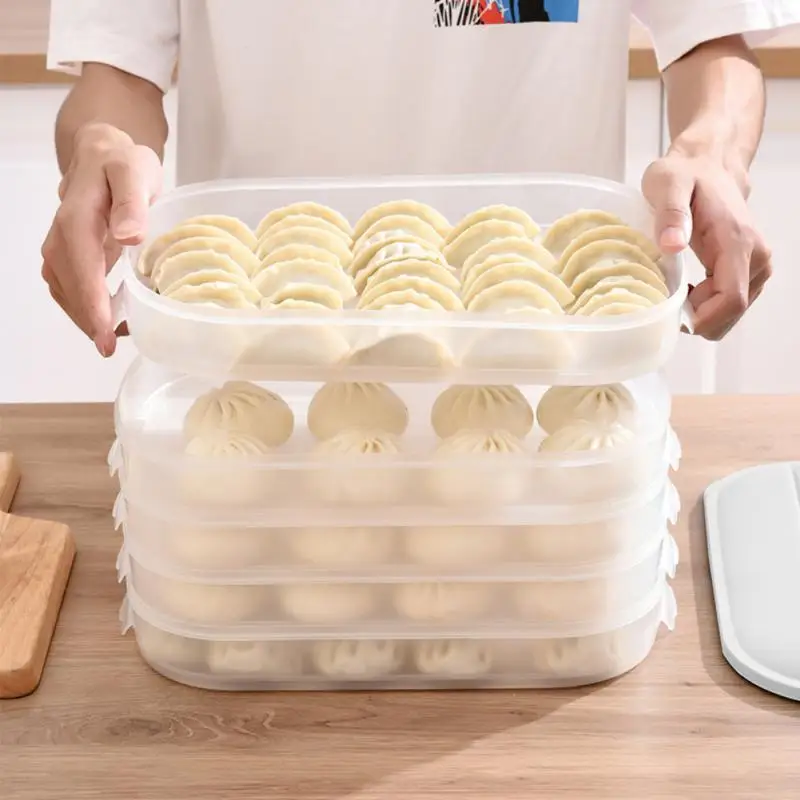 

Refrigerator Egg Preservation Special Household Dumpling Fresh-keeping Box Food Grade Freezing Box Kitchen Accessories