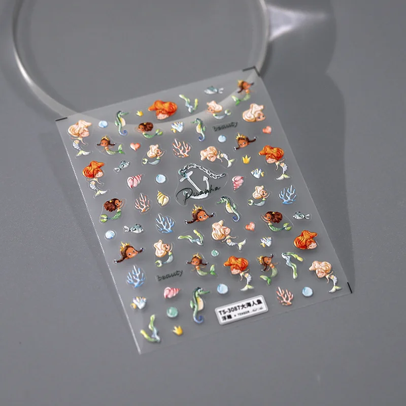 Морская звезда дельфин Кит лето океан морская Русалка коралл волна раковина 5D