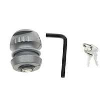 universal zinc alloy trailer coupling lock hitch ball lock anti theft device for caravan tow rv car lock trailer accessories