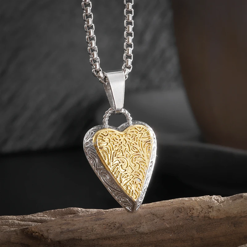 

Fashion New Arrival Heart Shape Pendant Necklace Women's Creative Personality Banquet Party Jewelry Gift