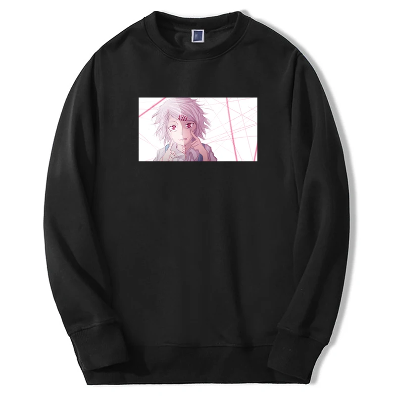 

2022 Spring Mens Fashion Hoodies Tokyo Ghoul Japanese Anime Unisex Sweatshirts Casual Oversize Loose Moletom Sportswear