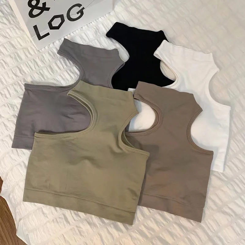 Топы для женщин трикотажные сексуальные укороченные топы с открытыми плечами