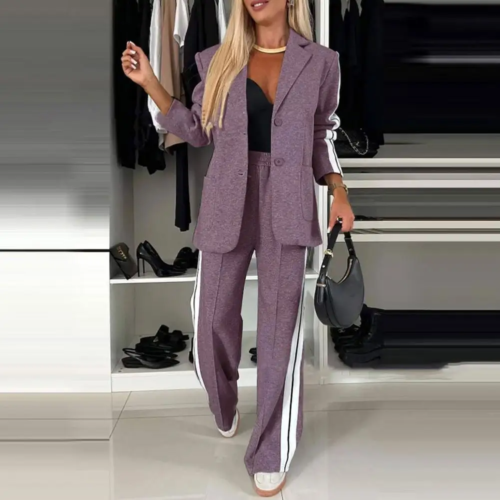 Офисный блейзер комплект из 2 предметов 2024 осенне-зимний новый костюм с длинными