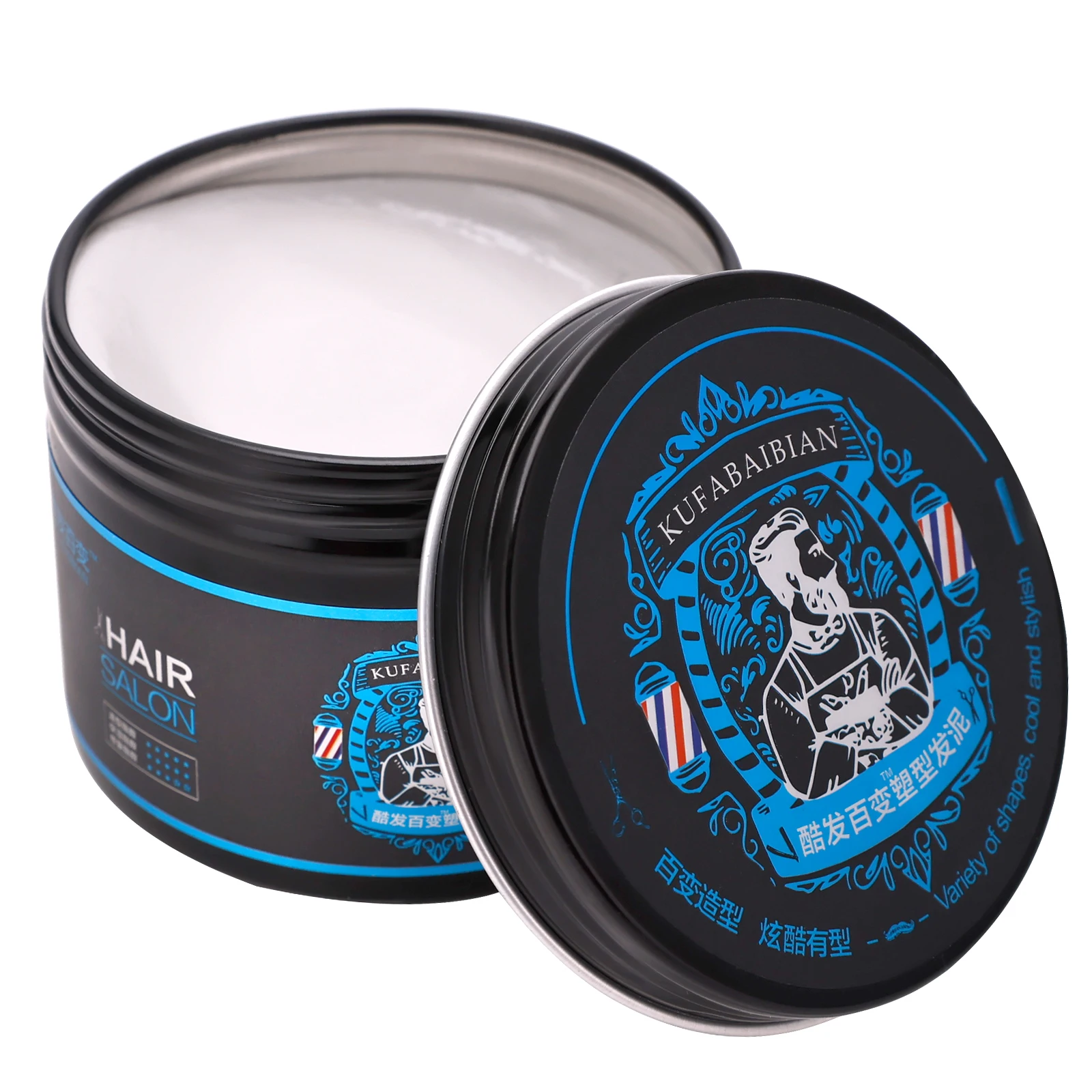 

Hair Clay High Hold Low Shine Hair Wax Natural Look For Man Make Fashion Cool Hair Style 100g Best Styling Strong Hold Daily Use