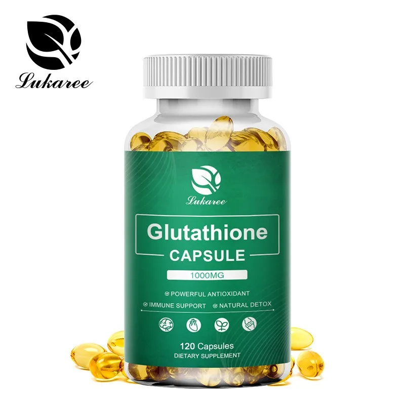 

Lukaree L-Glutathione Capsules Collagen Antioxidant Anti-Aging Boosting Immunity Dull Skin Whitening Supplement Health Food