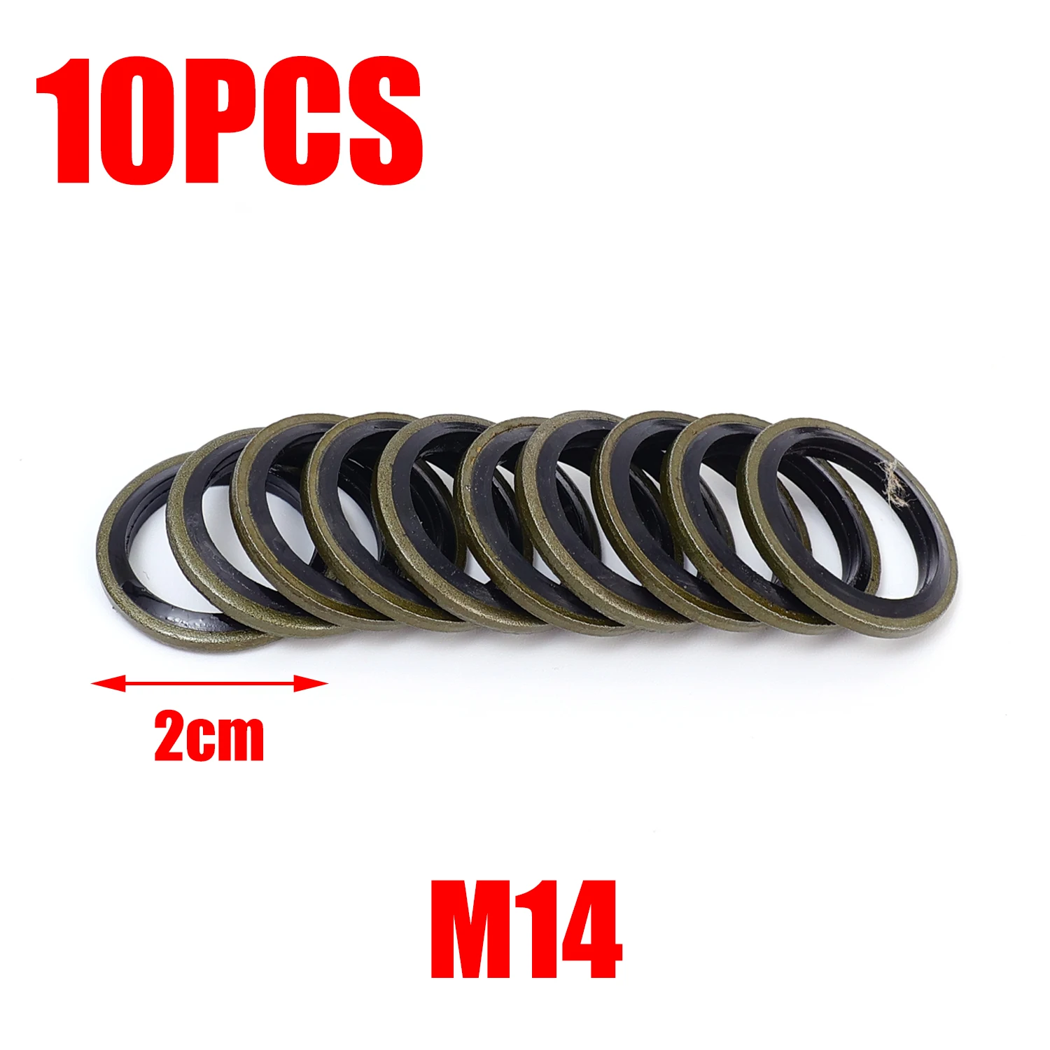 

10 шт. автомобильные сливные пробки, прокладки масляного поддона, предотвращающие утечку масла, прочные и аксессуары высокой твердости, уплотнение M6/M8/M10/M12/M14/M16/M18/M20