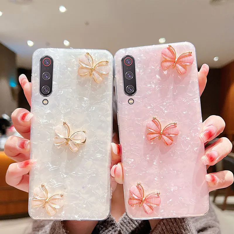 

3D чехол с бабочкой для Xiaomi Mi 9, силиконовый чехол для Xiaomi Mi9 Pro, Mi 11, 10, 12T, 12 Lite, 10T, 11T Pro, чехол, милый подарок