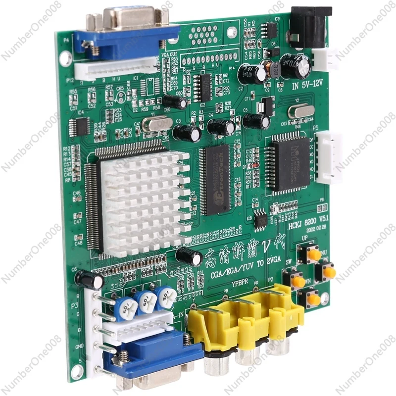 GBS8200 CGA/EGA/YUV/RGB в выход VGA аркадная игра Jamma HD видеоконвертер плата монитор на
