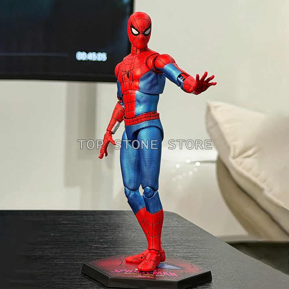 Фото Оригинальная фигурка Человека-паука ZD Spider Man Brand New Day, 18 см, фигурка Человека-паука в красно-синем костюме, коллекционная модель из ПВХ, игрушки, подарки. №2