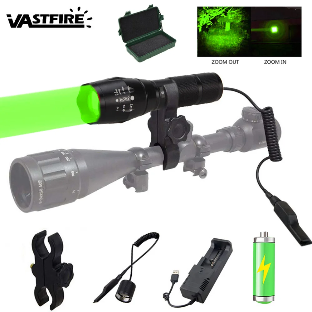 

Тактический фонарь Vastfire A100 зеленый/красный 1000 люмен