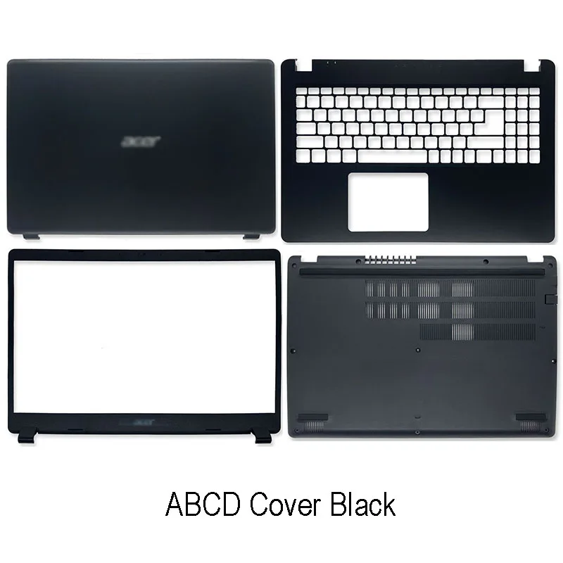 

New For Acer Aspire 3 A315-54 A315-54K A315-42 A315-42G N19C1 Laptop LCD Back Cover Front Bezel LCD Hinges A B C D Cover Black