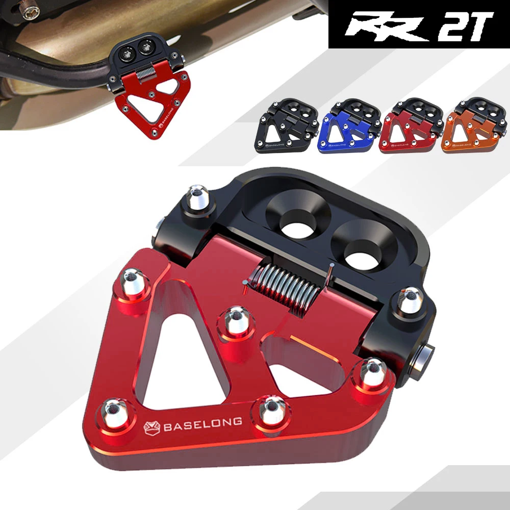 

For BEAT RR 2T RACING RR 2T ENDURO RACING RR 2T CALIFORNIA 125 250 300 2009-2023 2022 Folding Rear Brake Pedal Step Tip Plate
