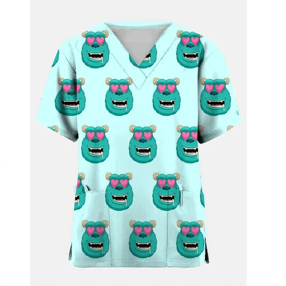 Медицинский Скраб-топ Disney Monster Power Company - Унисекс