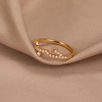 arabic rings for women men zircon love open adjusted ring valentine fashion jewelry gift accessories bijoux femme