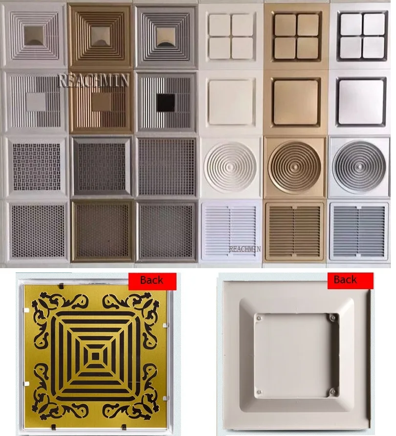 

Aluminum Plastic ABS 30*30cm Square Fancy Wall Ceiling Air Vent Ventilator Grille VENT COVER