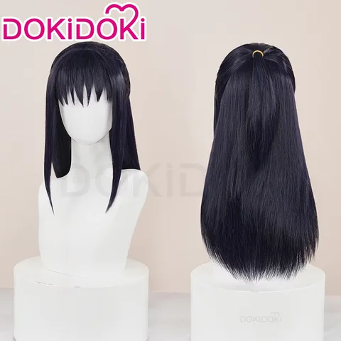 Косплейный парик Юки Цукумо Iorii Utahimee черный синтетический