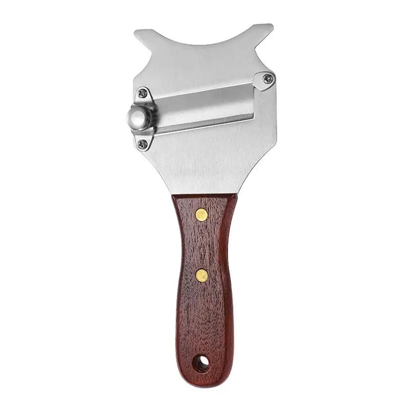 Stainless Steel Chocolate Slicer Cooking Supplies Chocolate Cheese Shaver Grater Curler With Rosewood Handle